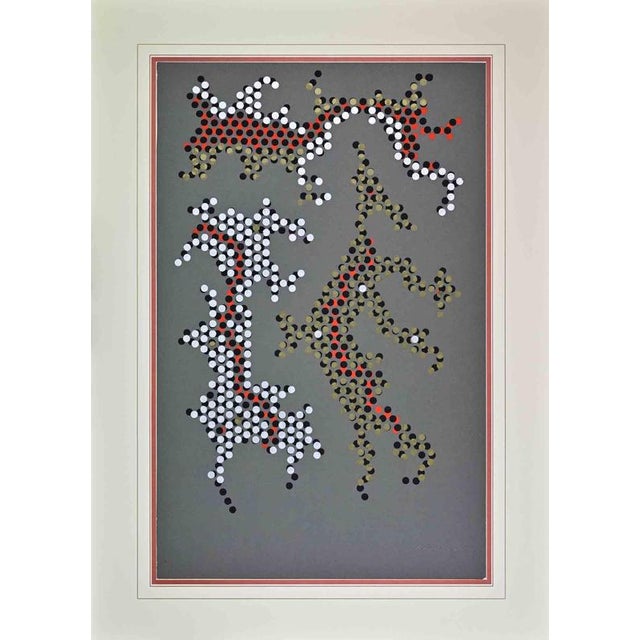 Mario Padovan, Precious Reflections, Screen Print, 1970s For Sale - Image 4 of 4
