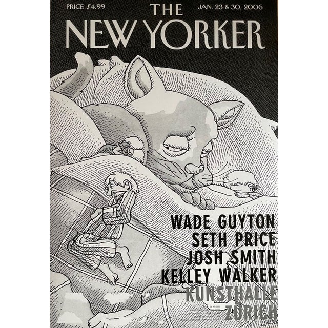 The New Yorker Exhibition Poster, Kunsthalle Zurich, 2006 For Sale