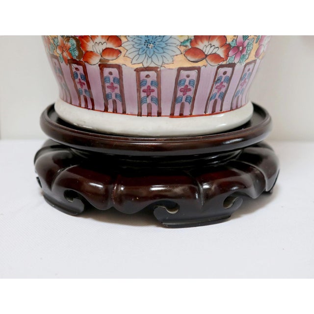 1920s Vintage 1920s "Thousand Flowers" Parcel Gilt Rouleau Vase For Sale - Image 5 of 9