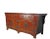 Chinese Deep Reddish Brown Antique Chinese Sideboard Buffet Cabinet For Sale - Image 3 of 12