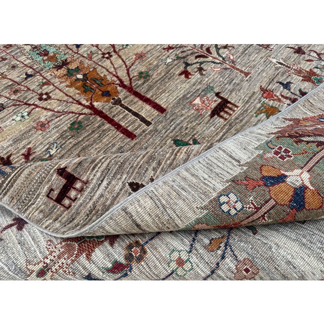 Vintage Persian Gabbeh Wool Tree of Life Rug – 155x213 Cm For Sale - Image 18 of 18