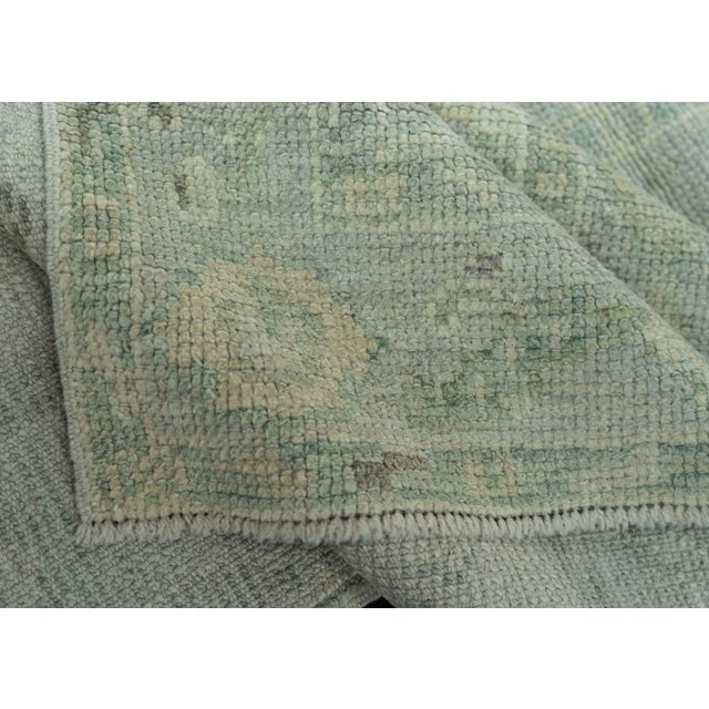 Turkish Oushak Rug 2'2" x 10'6" #19407 For Sale In Houston - Image 6 of 8