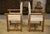 Brutalist Armchairs in Oak and Ecru Boucle Fabric, 1950s, Set of 2 For Sale - Image 9 of 14