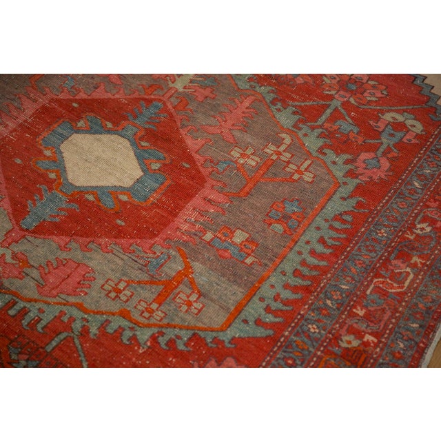 1920s Antique Persian Northwest Hexagonal Medallion Wool Rug For Sale - Image 11 of 14