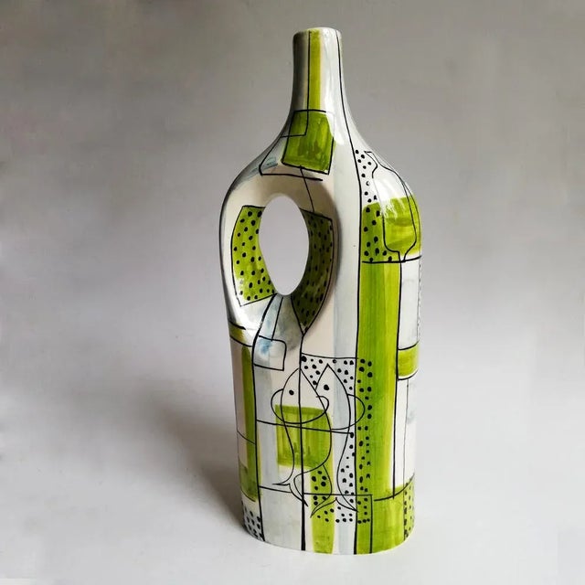 Mid-Century Italian Ceramic Vase by Cesare Sartori For Sale - Image 12 of 12