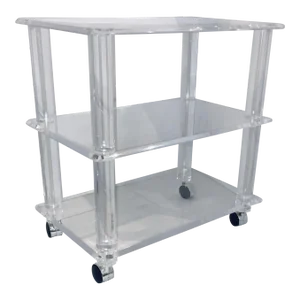 Vintage Mid-Century Modern Lucite Bar Cart