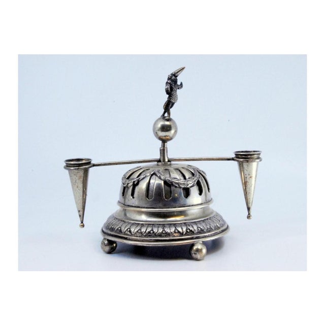 Silver Bell with Bows, in Very Good conditions. Designed 1890 to 1919 This piece has an attribution mark, I am sure that...