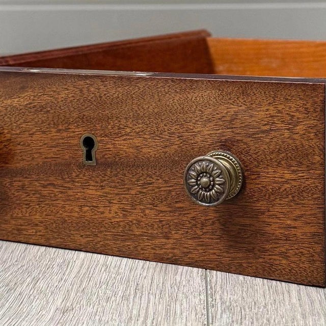 19th Century Antique Queen Anne Walnut Display Cabinet For Sale - Image 12 of 13