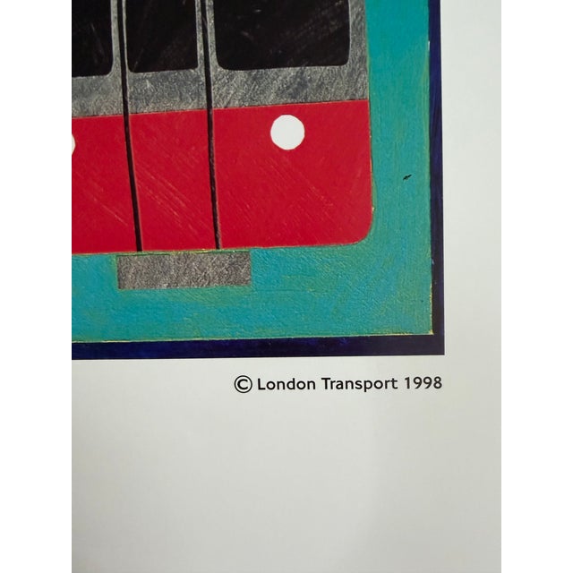 Paper Lesley Saddington,Simply Showbiz by Tube and Bus (1998), Original First Edition Poster , Printed in Uk For Sale - Image 7 of 11