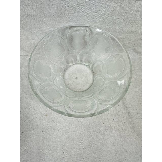 1960s Vintage Lalique Thistle Bowl For Sale - Image 5 of 11
