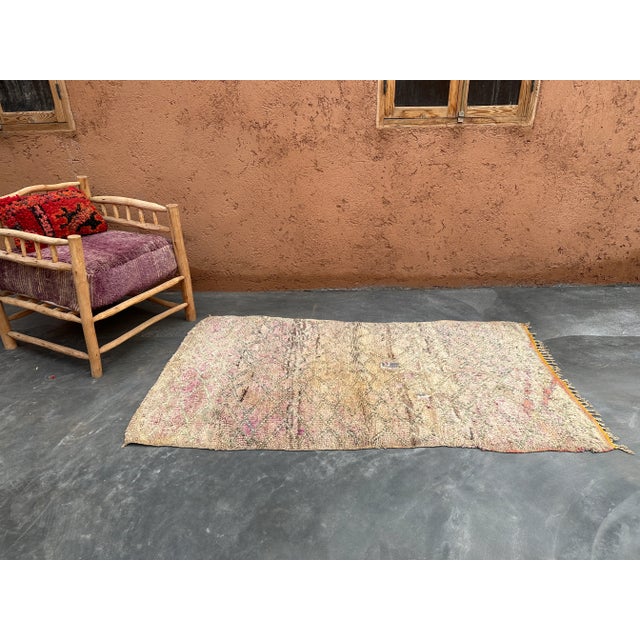 Beige Moroccan Vintage Talsint Rug - 3'7" X 6'4" Ft For Sale - Image 8 of 10