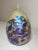1990s Hand Blown Maytum Studio Art Glass Iridescent Aurene Egg Shaped Oil Lamp Vase For Sale - Image 4 of 14
