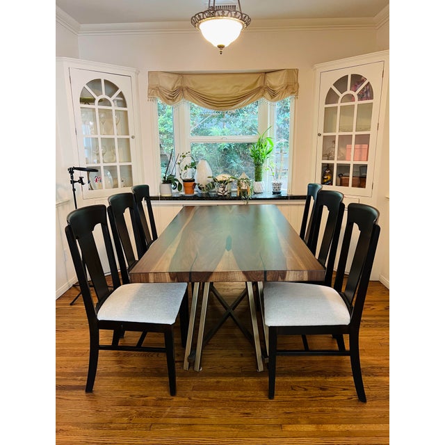 Arhaus Nika Dining Room Table and Chairs Chairish