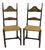 French Hand-Painted Side Chairs with Rush Seats, 19th Century, Set of 2 For Sale