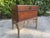 Maitland - Smith Vintage Faux Bamboo Leather Wrapped Storage Chest End Table Attributed to Maitland-Smith For Sale - Image 4 of 12