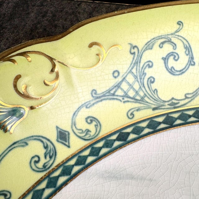 19th Century Victorian Pastoral Transferware Wall Charger Plate - Late 1800s For Sale - Image 5 of 11