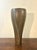 Postmodern Vintage Coastal Snakeskin Wrapped Vase With Steel Rim, Postmodern For Sale - Image 3 of 6