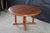 1980s Otmar Danish Scandinavian Modern Teak Round Extendable Dining Table MCM For Sale - Image 4 of 13