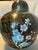 Chinese Extra-Large Mid-Century Chinese Cloisonné Ginger Jar With Detailed Chrysanthemum and Plum Flower Motifs For Sale - Image 3 of 10