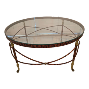 Mid Century Modern Vintage Maison Jansen Attributed Table