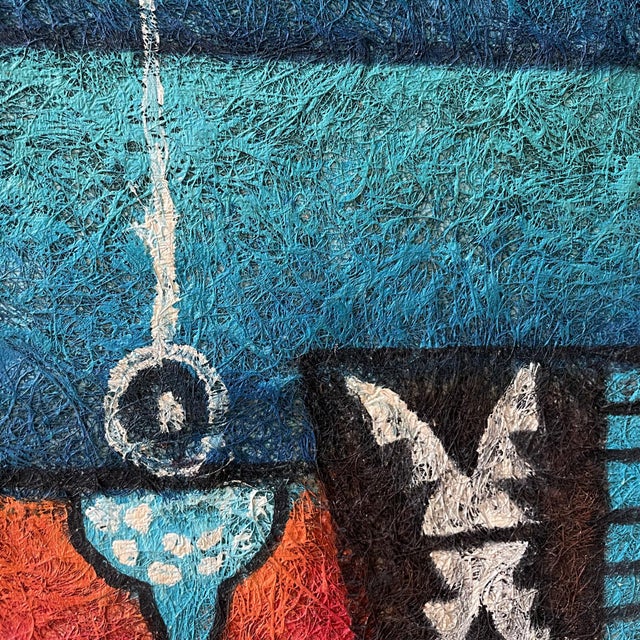 B. Long, Abstract Artworks, 1960s, Canvas Paintings, Set of 2 For Sale - Image 16 of 18