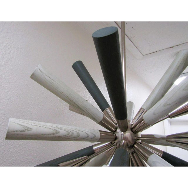 Elk Home Solara Polished Nickel Metal 6 Light Chandelier Sputnik Design For Sale - Image 15 of 15