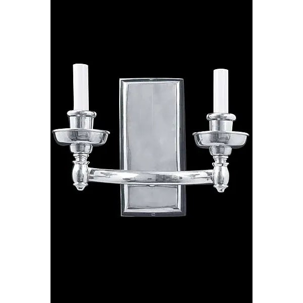 Contemporary Storia Sconce in Nickel Finish For Sale - Image 3 of 3
