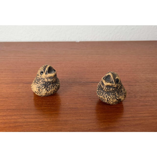 Mid-Century Modern German Studio Pottery Little Bird Figurines from Worspweder Keramik, 1960s, Set of 2 For Sale - Image 12 of 12