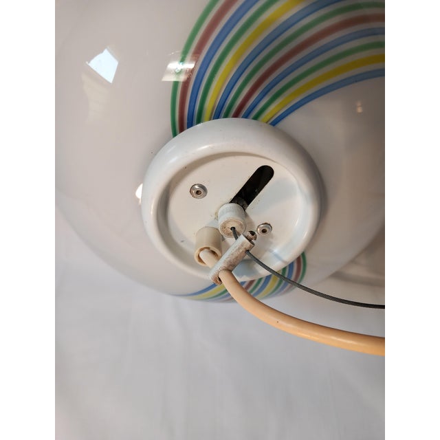 Swirl Murano Glass Pendant Lamp from F. Fabbian, 1970s For Sale - Image 15 of 17