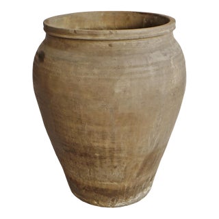 Vintage Terra Cotta Village Pot For Sale