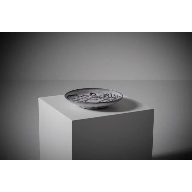 French Ceramic Bowl by Jacques Pouchain for Atelier Dieulefit, 1950s For Sale - Image 6 of 8