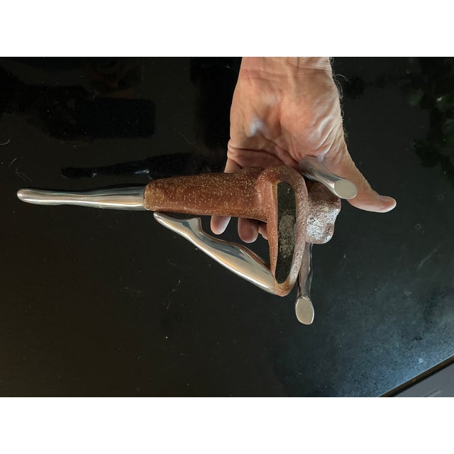 1930s Mid Century Modern Stylized Chrome Mannequin Figurine For Sale - Image 5 of 5