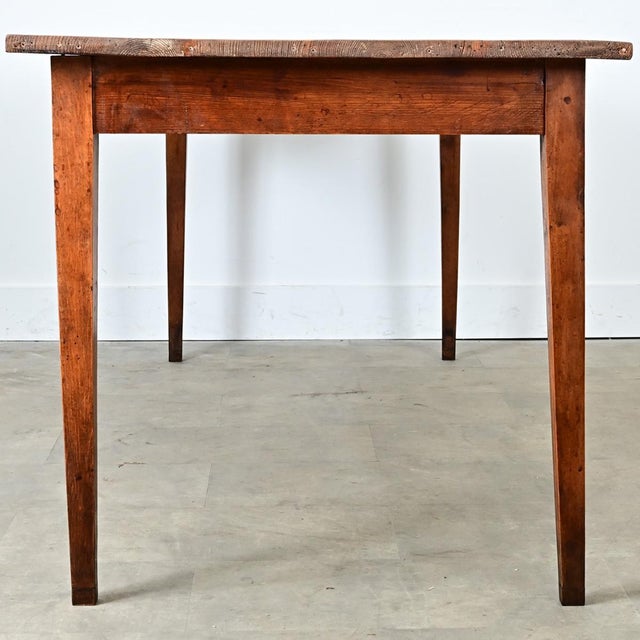 French 19th Century Pine Farm Table For Sale - Image 9 of 11
