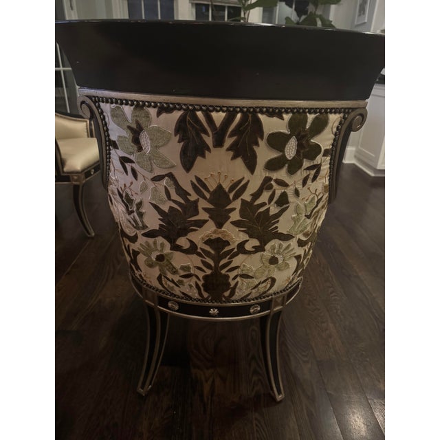 Marge Carson Marge Carson Dining Table and Chairs - Set of 8 For Sale - Image 4 of 11