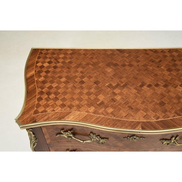 Brown French Louis XV Commode, 1910s For Sale - Image 8 of 12