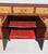 Vintage Chinoiserie Bird Floral Red Gold Leaf Pagoda Top Regency Buffet Credenza Server Cabinet For Sale In West Palm - Image 6 of 11