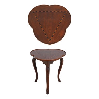Baker Continental Clover Leaf Occasional Table For Sale