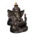 Vintage Gilt Brass Ganesha Backflow Incense Burner – Elephant God Statue For Sale
