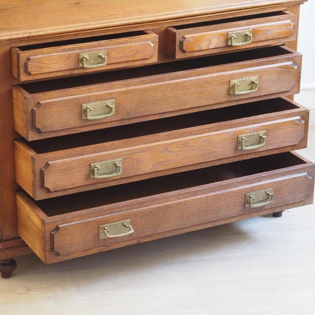 Antique Chest of Drawers with Mirror Top, 1890s For Sale - Image 15 of 18