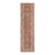 1970s Vintage Turkish Handmade Wool Cotton Orange Runner Rug For Sale