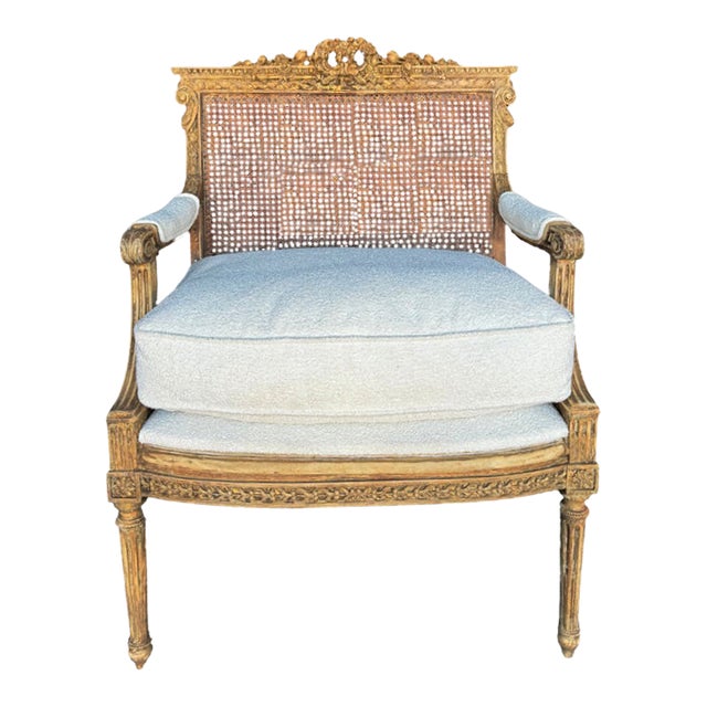 18th Century French Antique Cane Back Chair Chairish