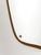 1950s Swedish Modern Organic Shaped Wall Mirror in Teak, Sweden, 1950s For Sale - Image 5 of 7