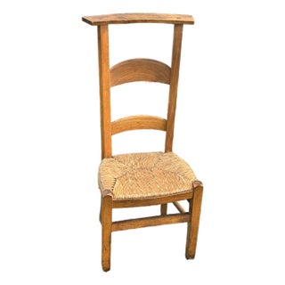 19th-Century French Prie-Dieu or Prayer Chair - Accent Chair or Clothing Valet Use For Sale