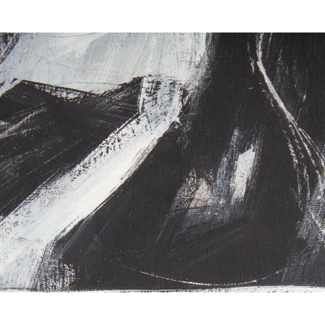 1960s “Encounter #9” Oil on Canvas Painting by Harry Nadler For Sale - Image 9 of 10