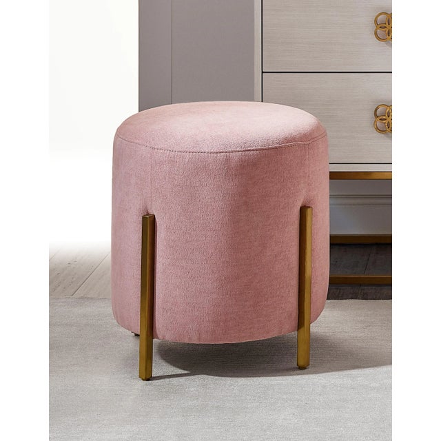 Contemporary Contemporary Royal Royal Pouf, Gold For Sale - Image 3 of 6