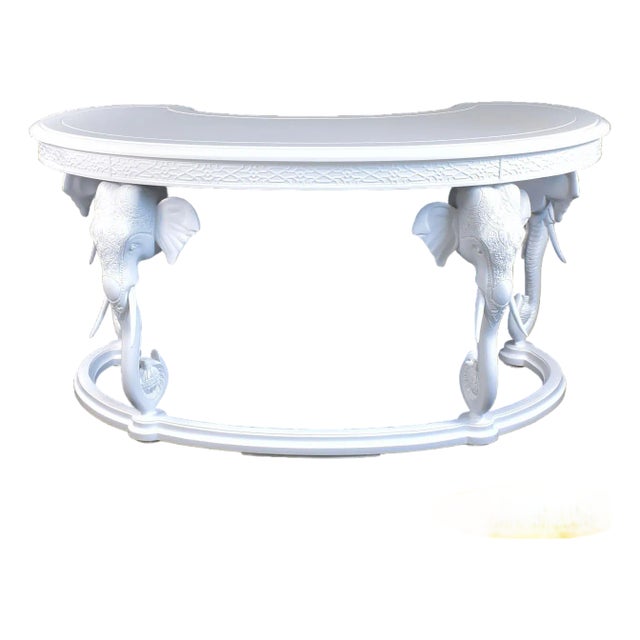 Kidney-Shaped Elephant Desk by Gampel Stoll For Sale