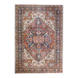 Early 20th Century Persian Heriz Rug For Sale