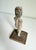 Rustic European Antique Male Santos Figure on Wood Base For Sale - Image 3 of 10
