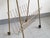 Mid-Century Modern Vintage Brass and Marble Rolling Magazine Rack, 1950s For Sale - Image 3 of 13