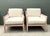This exceptional pair of vintage lounge chairs by Niedermaier epitomizes the refined architectural spirit of mid-century...
